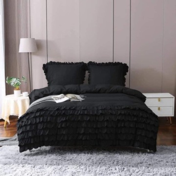 постельное белье с рюшами 200х220 две наволочки 7 рюшей две наволочки 70х80