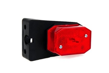LAMPA OBRYSOWA CZERWONA KĄTOWA FT-001 CI PRZYCZEPA