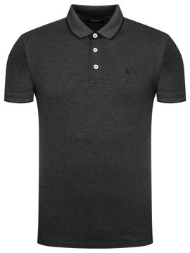 Jack&Jones Polo Paulos 12136668 Czarny Slim Fit