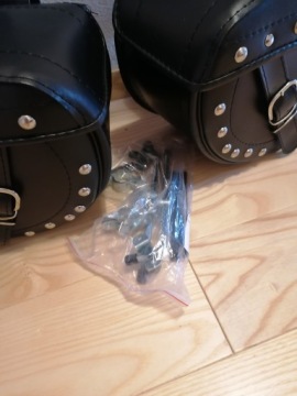 Седельные сумки КОМПЛЕКТ БОКОВОГО ОКНА CHOPPER HONDA VT 125 600 750 1100 SHADOW QUALITY