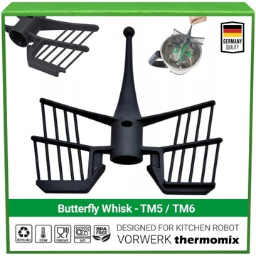 Mieszadło / Motylek do VORWERK Thermomix TM6 i TM5 | atest + BPAfree