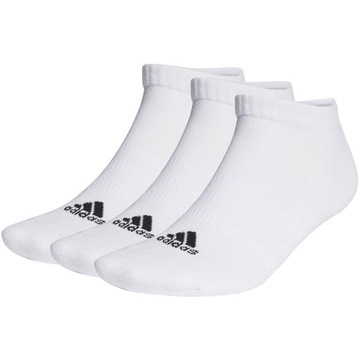 40-42 Ponožky adidas Cushioned Low-Cut Socks 3P biele HT3434 40-42