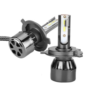 2 szt. H4 60W białe światło żarówki LED do