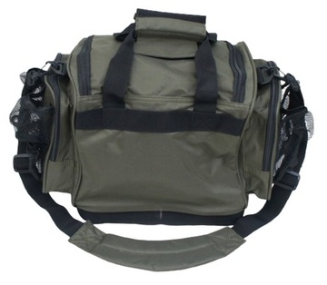 СУМКА JAXON ДЛЯ РЫБАЛКИ С КАРМАНАМИ, ЖЕСТКИМ ДНОМ