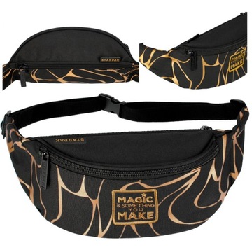 ЗОЛОТАЯ ПОЯСНАЯ СУМКА STARPAK 485938