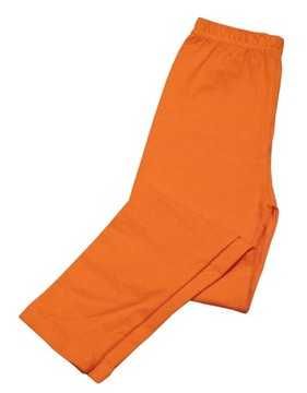 GETRY LEGGINSY DZIECIĘCE BAWEŁNIANE 122 Pomarańczowe