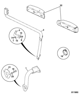 Осветительный кронштейн ORIGINAL JCB