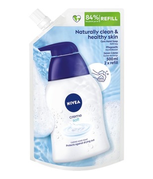 Mydło w płynie NIVEA Creme Soft 500ml zapas