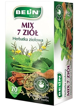 Herbata ZIOŁOWA 7 Ziół 20 torebek BELIN