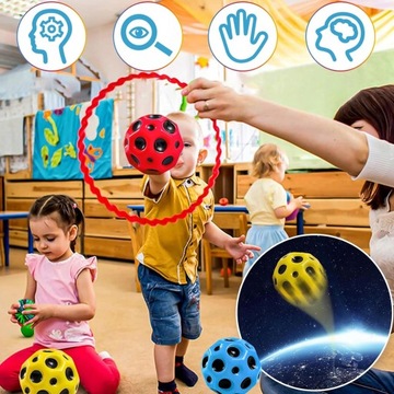 МЕТЕОРИТНЫЙ ШАР ВЫСОКО ПРЫЖАЩИЙ, КОНКУРСНЫЙ ШАР В ПОДАРОК, ПЕНА