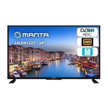 Telewizor Manta 24LHN122T DVB-T2 HEVC *gniazdo 12V