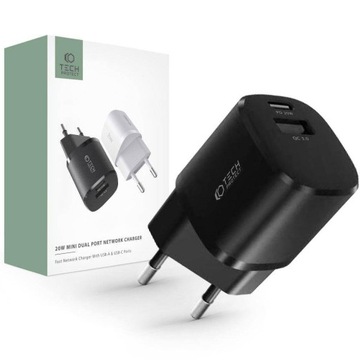 Szybka Ładowarka Sieciowa 20W USB QC 3.0 USB-C PD