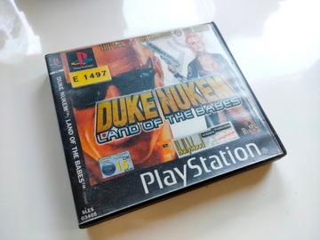 *** DUKE NUKEM LAND OF THE BABES PS1 PSX PSONE PLAYSTATION 3xA ***