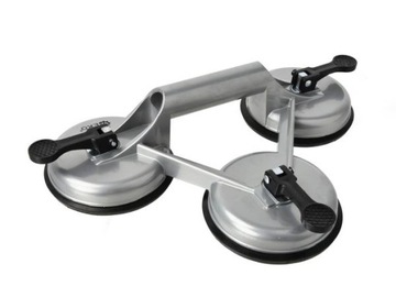 Стеклянная присоска 3х115мм Алюминий Geko