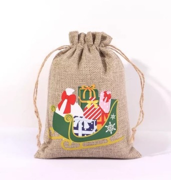 СУМКА РОЖДЕСТВЕНСКИХ ПОДАРКОВ САНТЫ