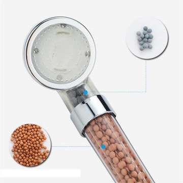 РУЧНОЙ ДУШ ДАВЛЕНИЯ СМЕНА ЦВЕТА СВЕТОДИОДА С ФИЛЬТРОМ ОТРИЦАТЕЛЬНЫХ ИОНОВ