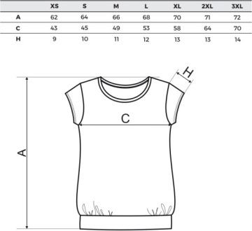 MALFINI CITY 120 LOOSE женская футболка M