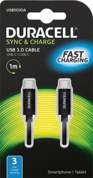 Duracell USB5030A USB-C/USB-C USB-кабель 1 м
