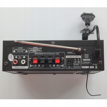 УСИЛИТЕЛЬ ДЛЯ BLUETOOTH РАДИО FM ДИНАМИКИ