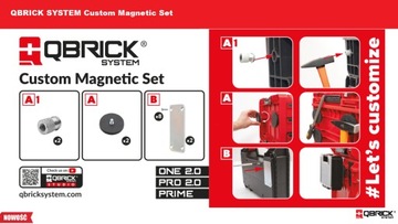 QBRICK SYSTEM Custom Magnetic Set - органайзер с магнитами