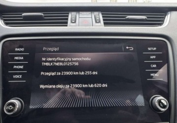 Skoda Octavia III Kombi Facelifting 2.0 TDI 184KM 2020 Skoda Octavia 4x4 2.0 TDI 184KM Style Kamera Czujniki Led Climatronic Podg, zdjęcie 29