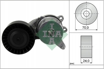 Napinacz paska wielorowkowego CITROEN C1 II PEUGEOT 108 TOYOTA AYGO, YARIS