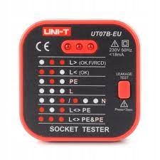 Tester gniazdka sieciowego 230V RCD UNI-T UT07B-EU