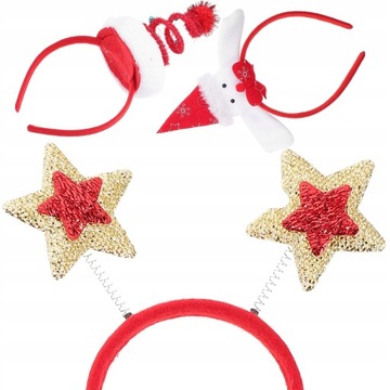Świąteczne Stroiki Boppers Pentagram 3 Szt