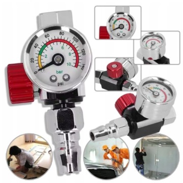 РЕГУЛЯТОР ДАВЛЕНИЯ ВОЗДУХА 1/4 10BAR ДЛЯ КРАСКОПУЛЬТА