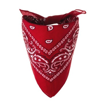 Bandana Chusta Damska Męska Bawełniana Bandamka Apaszka Paisley