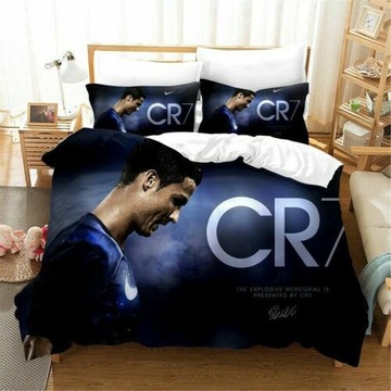 POŚCIEL Z WZOREM CRISTIANO RONALDO POSZWA NA KOŁDRĘ Z POSZEWKĄ NA PODUSZKĘ