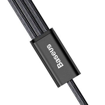 Кабель Baseus Rapid 3в1 USB 3А 1,2м CAMLL-SU01 BL