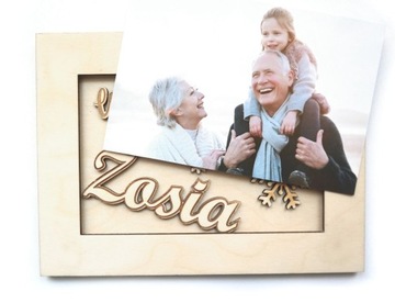 3D фоторамка С РОЖДЕСТВОМ Дед Мороз