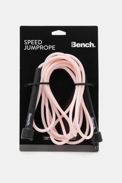 SKAKANKA NYLONOWA GUMOWA REGULOWANA BENCH SPEED JUMPROPE RÓŻOWA 300 cm