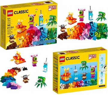 LEGO CLASSIC 11017 KREATYWNE POTWORY PREZENT