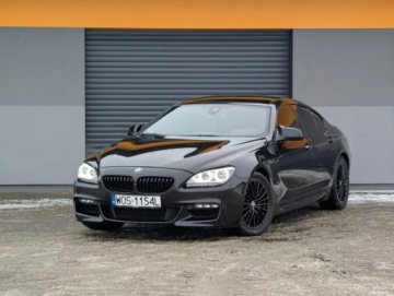 BMW Seria 6 F06-F12-F13 Gran Coupe 650i 450KM 2014 BMW Seria 6 Navi Alu Tempomat Serwis Gwarancja 4.4 Benzyna 449KM