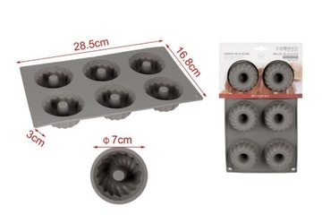 FORMA SILIKONOWA DO CIASTECZEK BABECZEK MUFFINEK