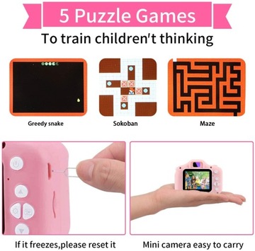 Камера BJLBOJEY TF-карта 32 ГБ с игровым экраном HD1080p