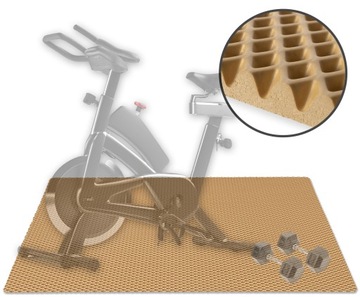 Mata ochronna / amortyzująca pod sprzęt sportowy fitness orbitrek rower