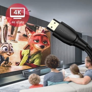 Kabel Unitek High Speed HDMI - HDMI 2.0 4K 10m czarny x2