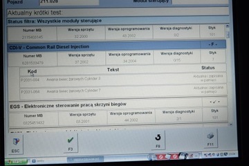 MERCEDES W211 4.0 4.2 CDI SILNIK 628.961 628961