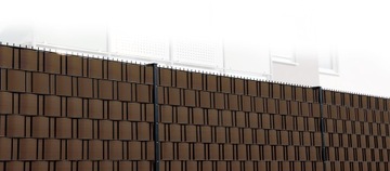 ЛЕНТА ДЛЯ ЗАБОРА 19смХ33м КОРИЧНЕВАЯ +26 УФ КЛИМПОВ ПОКРЫТИЕ ЗАБОРА ЗАБОРА