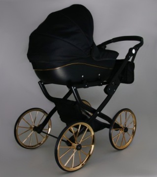 БОЛЬШАЯ ПОЛЬСКАЯ коляска для кукол MAJA RETRO EXL