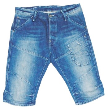 G-STAR 'SKIFF 1/2' ORYGINALNE SZORTY JEANS ROZ. 32