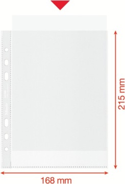 Футболки А5 в горошек 70 мкм, 100 шт, прозрачные