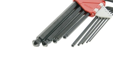 Набор из 9 ключей шестигранных с шариком 1,5-10,0 Teng Tools