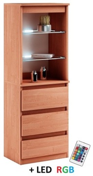 031-031 WITRYNA LED/3s + oświetlenie RGB - OLCHA