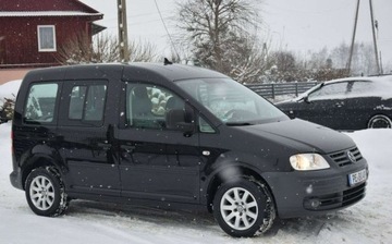 Volkswagen Caddy III Furgon 1.9 TDI 75KM 2010 Volkswagen Caddy 1.9 TDI Navi Klima 5-Osobowy 2 KPL KOL Pdc Sprowadzony