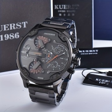 KUERST Teen Watch Мужские часы из нержавеющей стали Модные