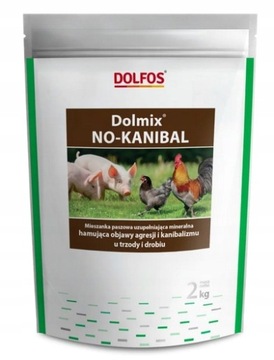 PREPARAT NA KANIBALIZM 2KG NA 100KG PASZY DRÓB Dolfos Dolmix No-Kanibal 2kg